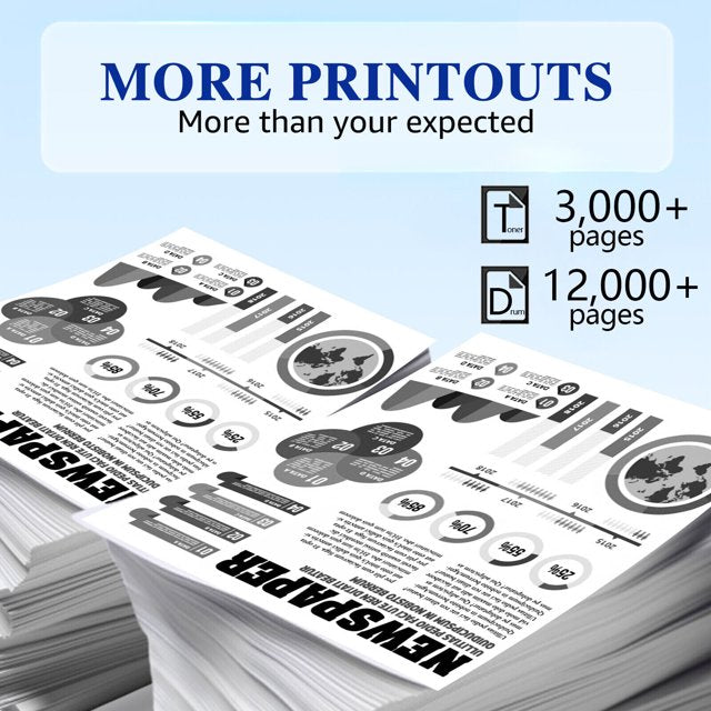 Tonerkingdom 1-Pack Compatible Toner Replacement(Black)