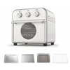 14QT 4-in-1 Air Fryer Toaster Oven Combo | Full Stainless Steel Countertop Oven with Convection Bake, Broil, Healthy Low-Oil Grill & Fast Warm