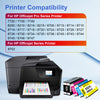 Toner Kingdom Ink Cartridges Remanufactured for HP 952 XL Ink Cartridge Combo Pack Work for HP OfficeJet 8702 OfficeJet Pro 7720 7740 8210 8710 8720 8730 8740 Series (4 Pack Black Cyan Yellow Magenta)
