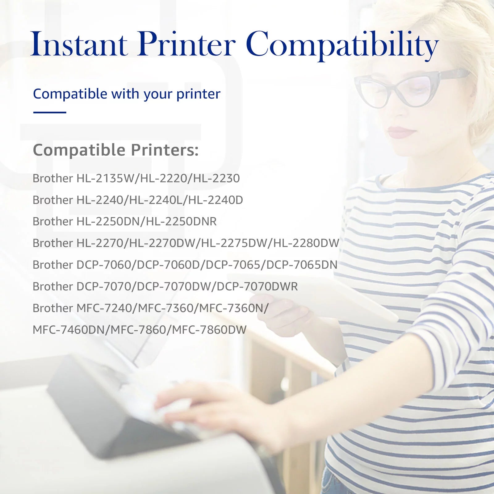 TN450 TN420 Toner Cartridge Replacement for Brother(High Yield, 1 Pack)