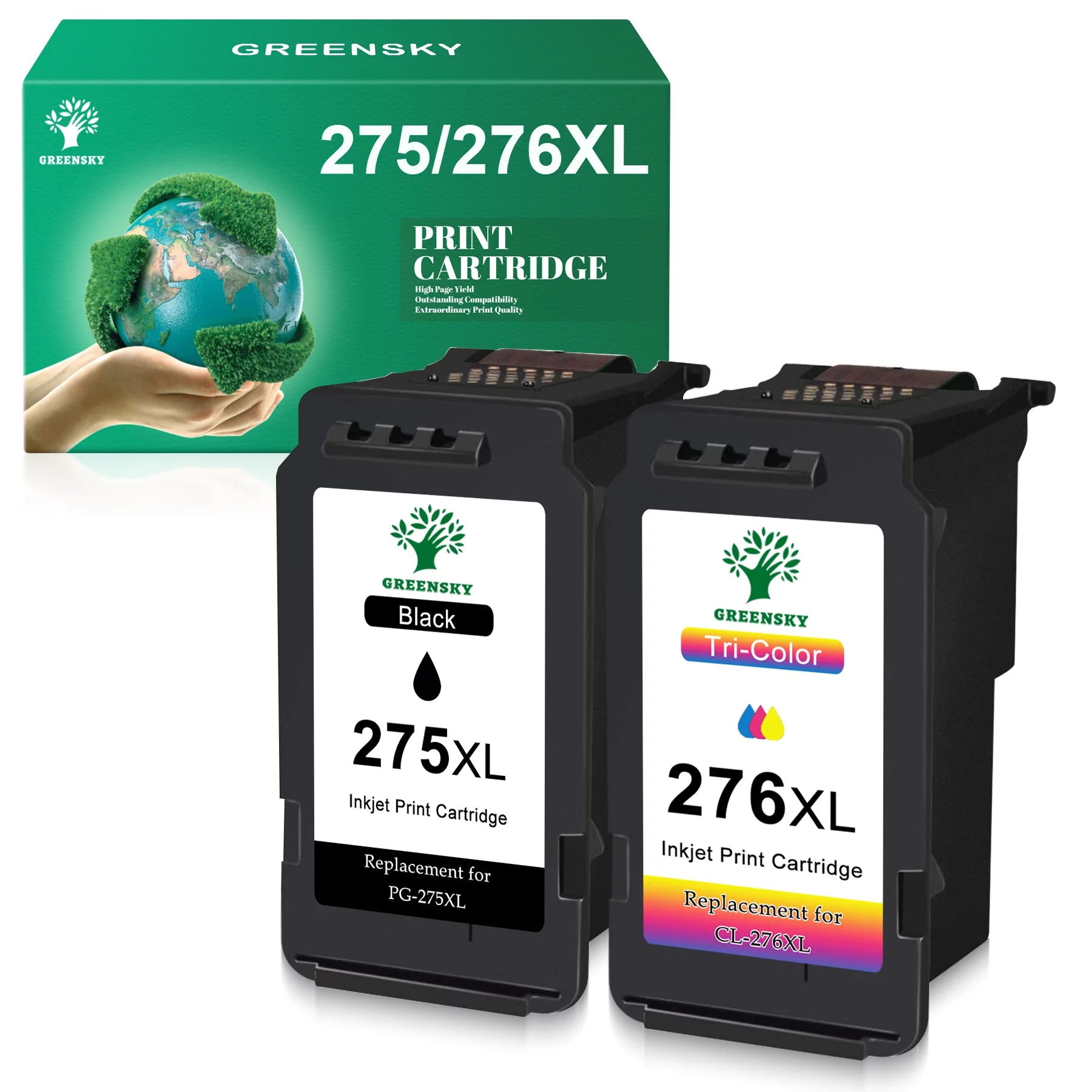 PG-275 XL/CL-276 XL Multi Value Pack Compatible for PIXMA TS3520 TS3522 and TR4720 TR4722 Printers