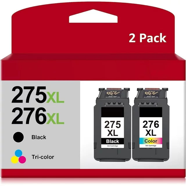 PG-275XL CL-276XL Ink Cartridge Black and Tri-Color 275 275/276 Ink Replacement for Canon TR4720 TS3522 TS3520 Printer - High Yield