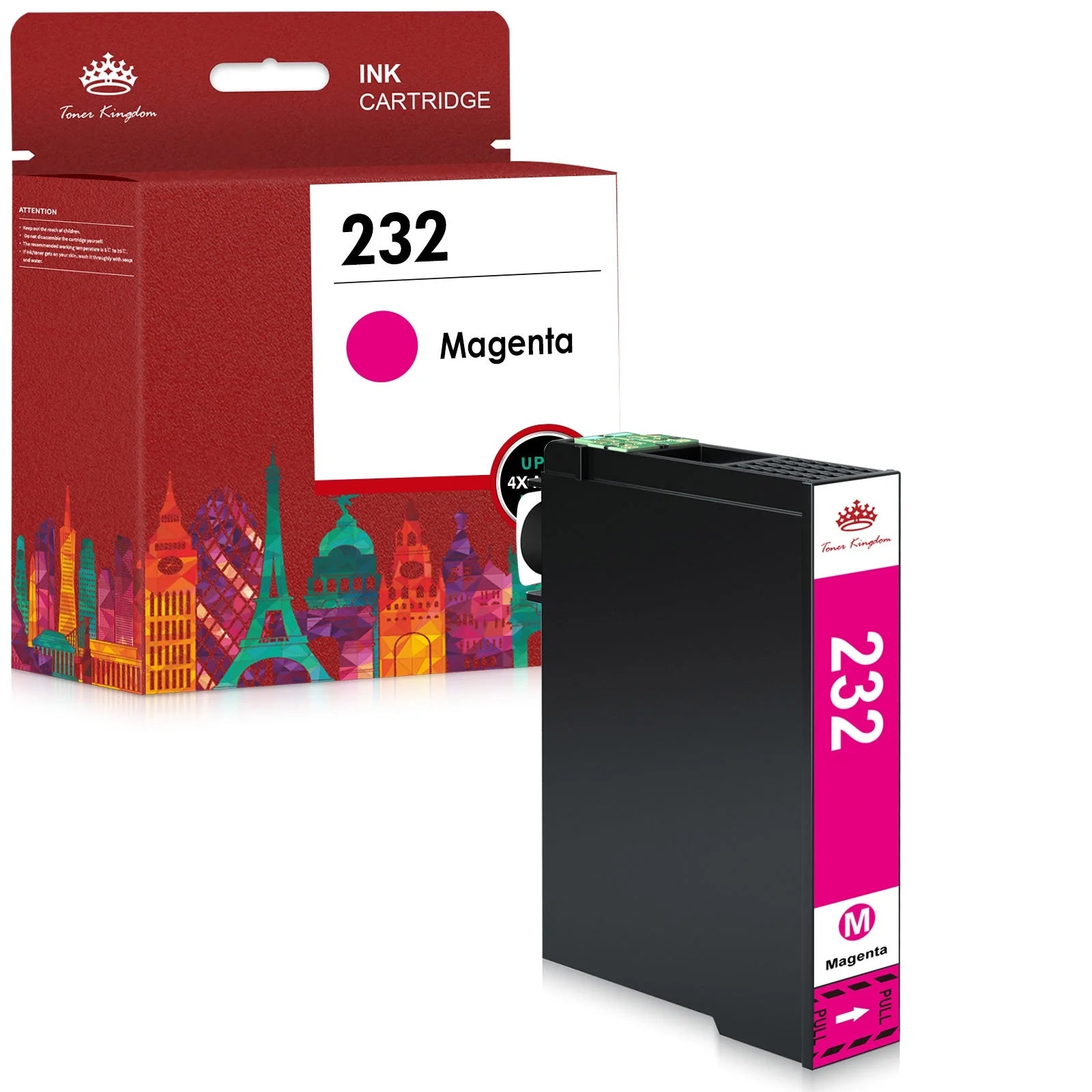 232XL Ink Cartridges for Epson Printer (Black,Cyan,Magenta,Yellow,4 Pack)