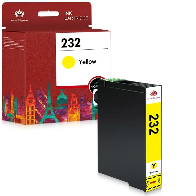 232XL Ink Cartridges for Epson Printer (Black,Cyan,Magenta,Yellow,4 Pack)
