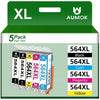 564XL 564 Ink Replacement for HP(5 Pack)