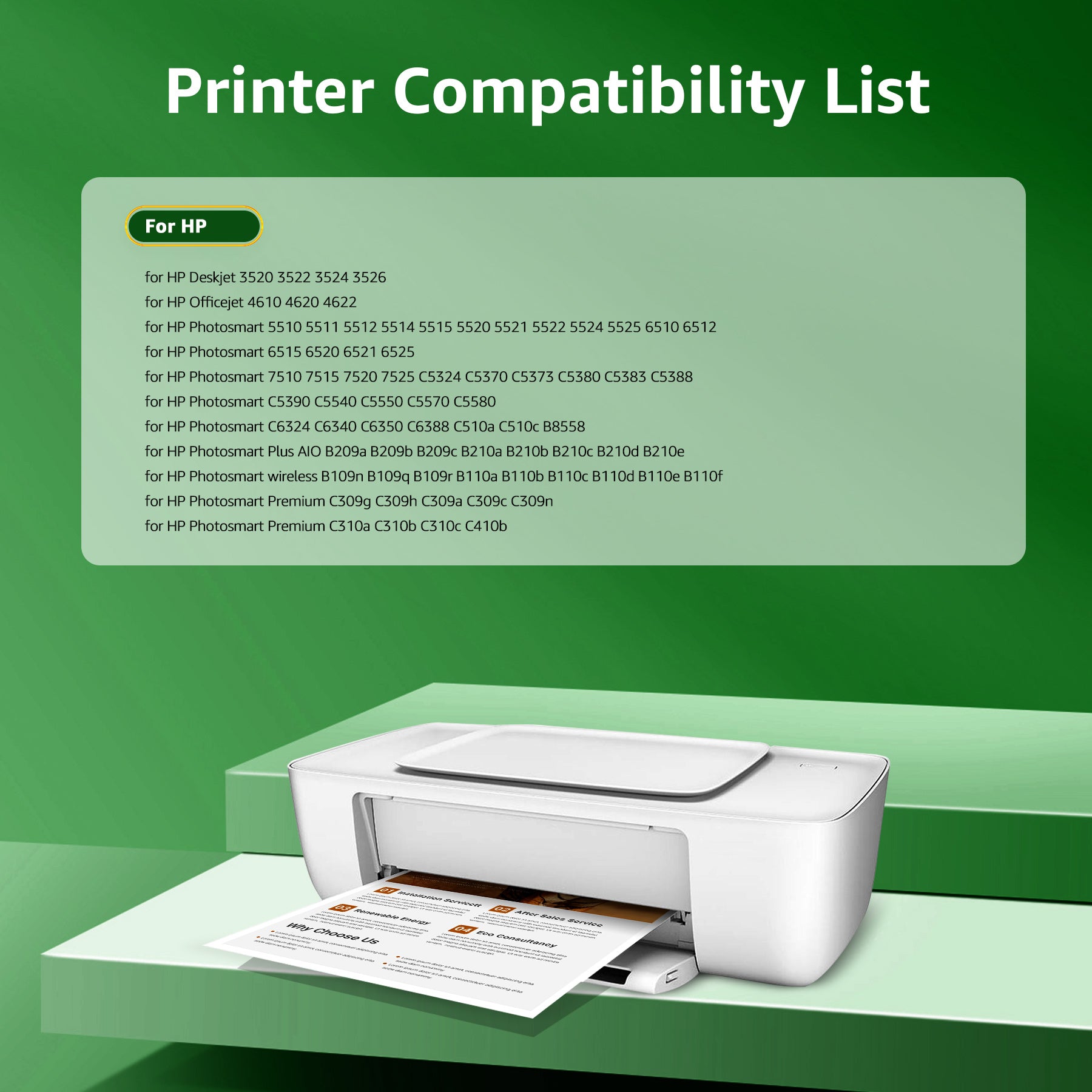 564XL 564 Ink Replacement for HP(5 Pack)