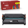 【With Chip Large Capacity】148X 148A Toner Cartridge Black High Yield 1 Pack Compatible Replacement for HP Printer Ink 1 Black