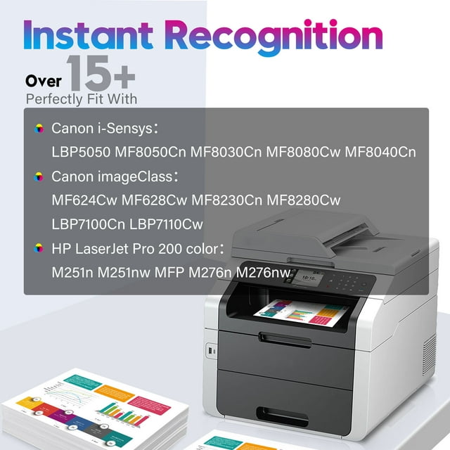 131X Toner Cartridge CF210A Black Toner Cartridge Replacement for HP Printer Ink (Black, 1-Pack)