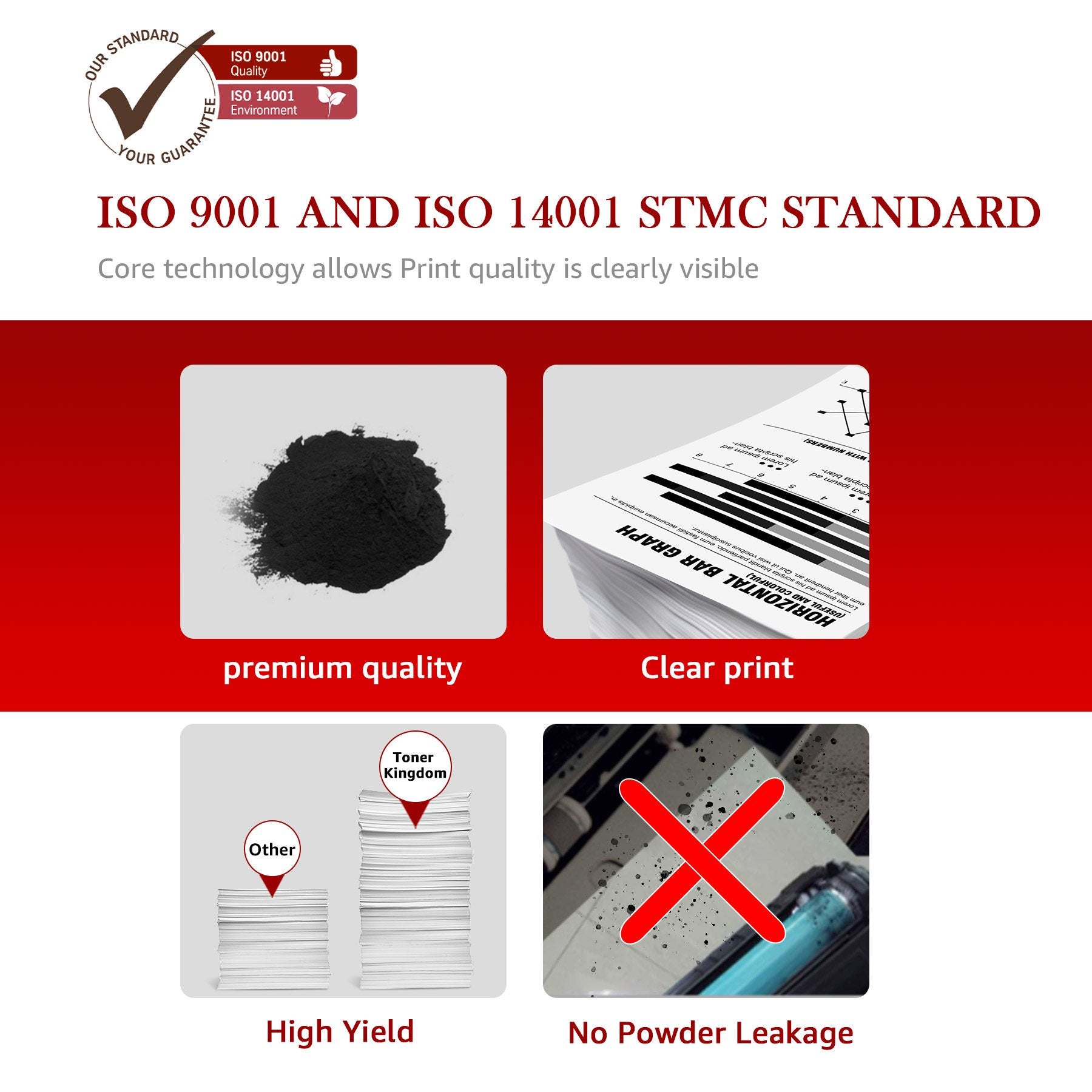 TonerKingdom Compatible 410X 477 Black High-yield Toner Cartridge-1 pack