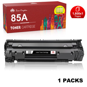 Compatible HP CE285A 85A Black Toner Cartridge - 4 Pack