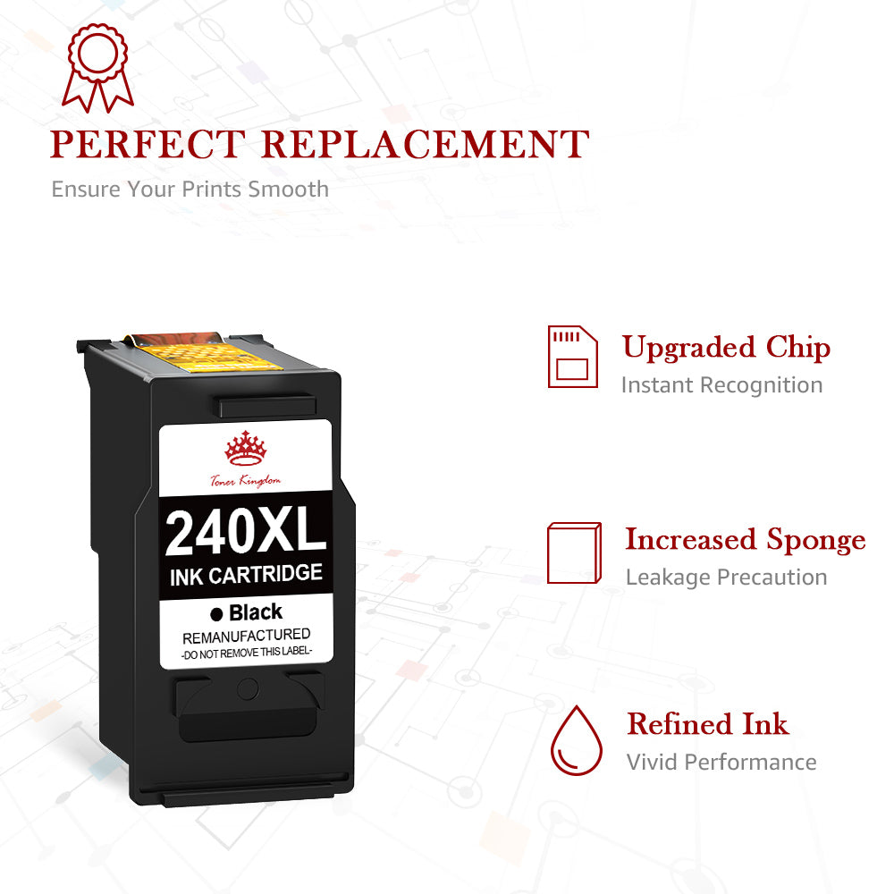 Compatible Canon 240 PG-240XL Black ink Cartridge -1 Pack