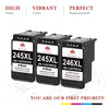 Compatible Canon 245 246 PG-245XL CL-246XL ink Cartridge (2 Black 1 Color) -3 Pack