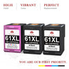 Compatible HP 61 61XL ink Cartridge (2 Black 1 Color) -3 Pack