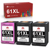 Compatible HP 61 61XL ink Cartridge (2 Black 1 Color) -3 Pack