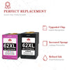 Compatible HP 62 62XL ink Cartridge (1 Black 1Color) -2 Pack