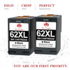 Compatible HP 62 62XL Black ink Cartridge -2 Pack