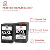 Compatible HP 62 62XL Black ink Cartridge -2 Pack