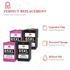 Compatible HP 65 65XL ink Cartridge (2 Black 2 Color) -4 Pack