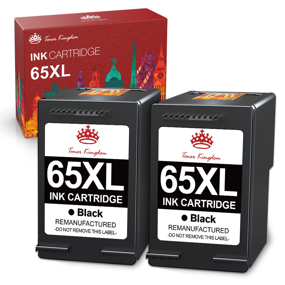 Compatible HP 65 65XL ink Cartridge (Black) -2 Pack