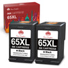 Compatible HP 65 65XL ink Cartridge (Black) -2 Pack