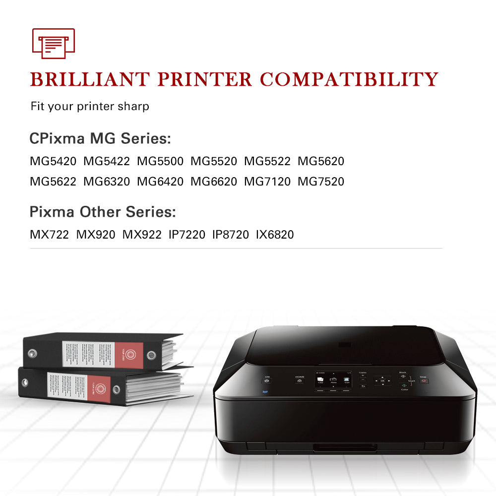 Compatible Canon PGI-250XL CLI-251XL Ink Cartridge -6 Pack