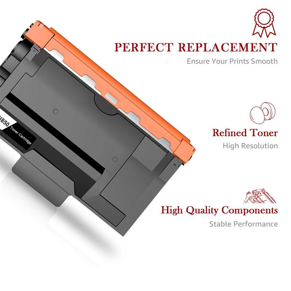 Compatible Brother TN-850 TN820 TN880 High Yield Toner Cartridge -4 Pack
