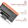 Compatible Brother TN-850 TN820 TN880 High Yield Toner Cartridge -4 Pack