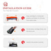 Compatible Brother TN221 TN225 High Yield Toner Cartridges - 5 Pack