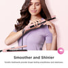 MCURO Hair Straightener & Curling Iron, 1" Ceramic Hair Iron, Keratin-Infused for Less Frizz, LED Flat Iron for Thick Hair, Dual Voltage, 105-Inch Long Cord, Hair Styling Tools,Pink