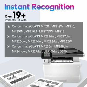 137 Toner Cartridges Replacement for Canon Printer (Black, 3-Pack)