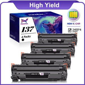 HaloFox 4-Pack Compatible Toner for Canon(Black)