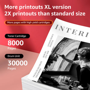 [4x Toner + 1x Drum]Compatible Toner&Drum Cartridge Replacement