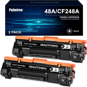 48A Toner Cartridge Compatible for HP Printer Ink (Black, 2-Pack)