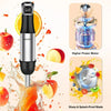 MULISOFT Immersion Blender Handheld, 5-in-1 Hand Blender with Variable Speed Design for Baby Food, Soup, Smoothies & Baking, Easy to Clean