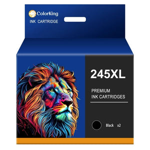 245XL Ink Replacement for Canon (2 Black)