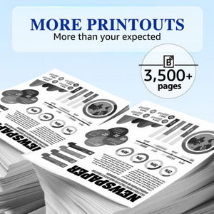 HaloFox 4-Pack Compatible Toner Cartridge for HP Printer (Black)