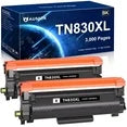 TN830XL Toner Cartridge (2BK) Replacement for Brother TN830 Toner for Brother Toner TN830XL TN830