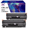 137 Black Toner Cartridge Replacement for Canon Printer (Black, 2-Pack)