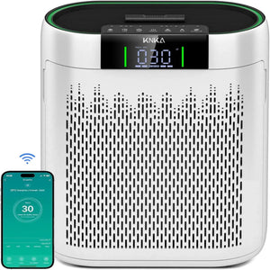 KNKA Air Purifier Replacement Filter for AP2000WF/AP2000, for 2500 Sq.ft., HEPA H13 Filter with 5-Stage Filtration System, Activated Carbon Filter, Net Filter