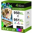950XL and 951XL Ink Cartridges Compatible for HP 950 and 951 Ink Cartridges OfficeJet Pro 8600 8610 8620