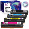 206X W2110X 206A Toner Cartridge for HP Printer,Black Cyan Magenta Yellow,4 Pack(No Chip)
