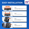 HaloFox TN830XL Toner Cartridge for Brother 830XL Toner for Brother TN830XL Toner TN830 Toner (2PK)