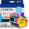 LC401XL LC401 Brother Ink for Brother Ink Cartridge LC401 Brother LC401 Ink Cartridge LC401 Ink, 5PK