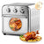 14QT 4-in-1 Air Fryer Toaster Oven Combo | Full Stainless Steel Countertop Oven with Convection Bake, Broil, Healthy Low-Oil Grill & Fast Warm