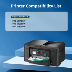 LC501 Ink Cartridges for Brother LC501 Ink LC501XL for Brother Ink Cartridges LC501 Brother Ink for MFC-J1360DW MFC-J1260W MFC-J1410DW (4PK)