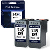 245 245XL Black Ink Cartridge Higher Yield Replacement for Canon (2 Black)