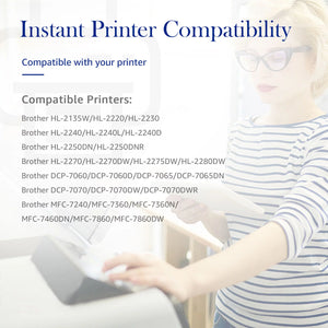 TN450 TN420 Toner Cartridge Replacement for Brother(High Yield, 1 Pack)