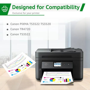 PG-275 XL/CL-276 XL Multi Value Pack Compatible for PIXMA TS3520 TS3522 and TR4720 TR4722 Printers