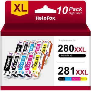 280XXL 281XXL Replacement for Canon(10 Pack)