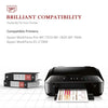 812XL Ink Cartridges for Epson Printer (2 Black）